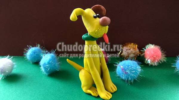 Новый год 2018. Желтая собачка