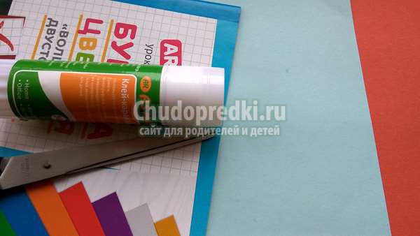 детская аппликация из кругов – собачка