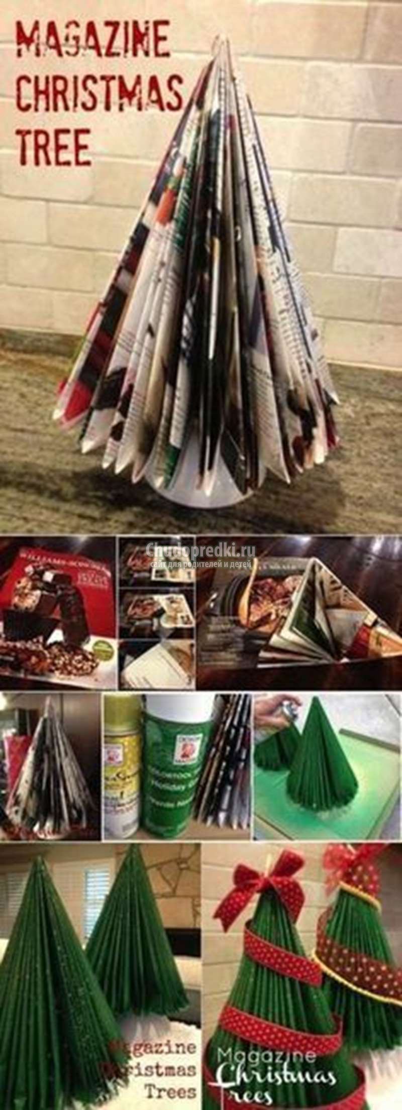 Украшения из бумаги на Новый год
