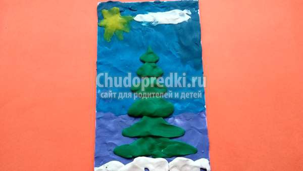 Детские поделки зимой