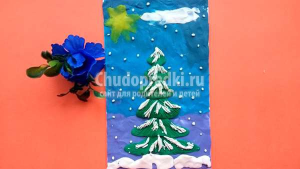 Детские поделки зимой