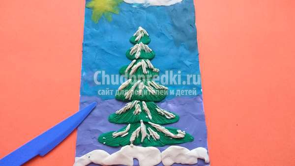 Детские поделки зимой