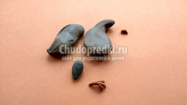 азбука из пластилина