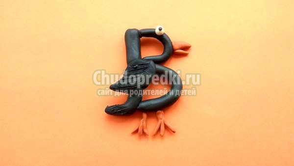 азбука из пластилина