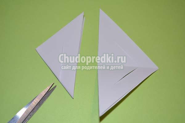 Объемная снежинка из модулей