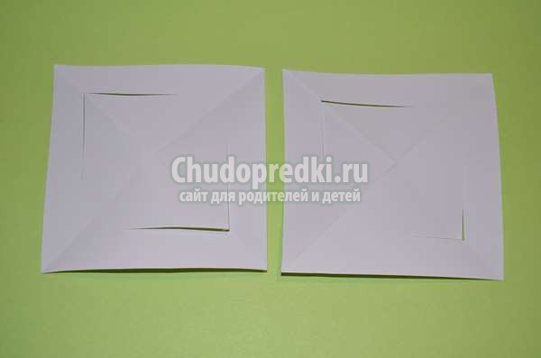 Объемная снежинка из модулей