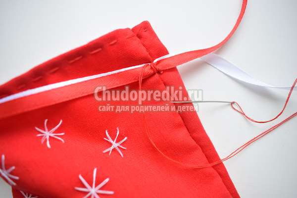 Аппликация Дед Мороз