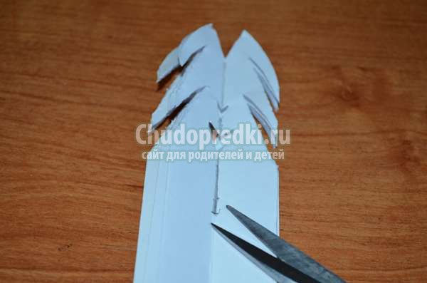 Ажурный ангелок из бумаги