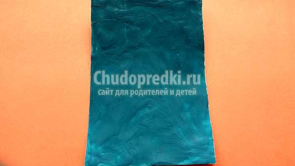 Открытка с цветущей восьмеркой