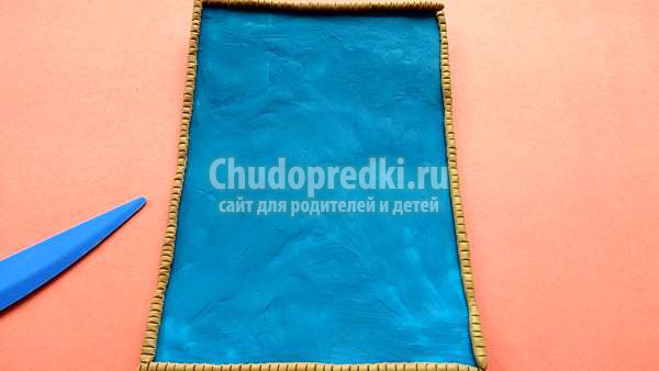 Открытка с цветущей восьмеркой