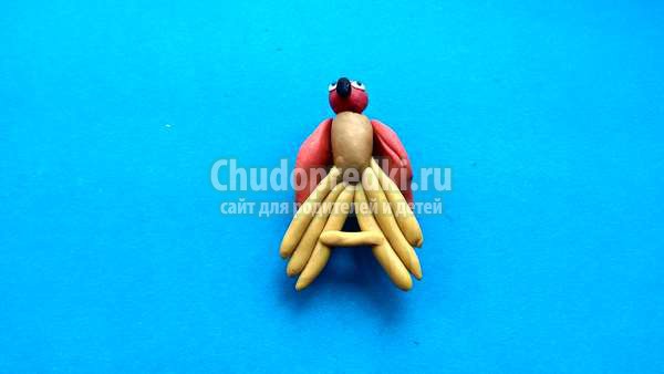 Буквы из пластилина