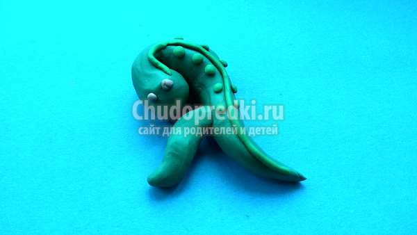 Буквы из пластилина