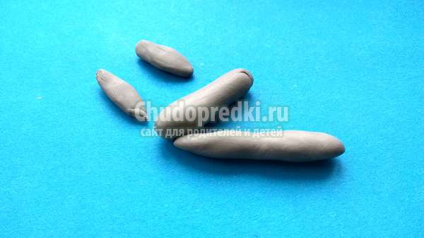 Буквы из пластилина