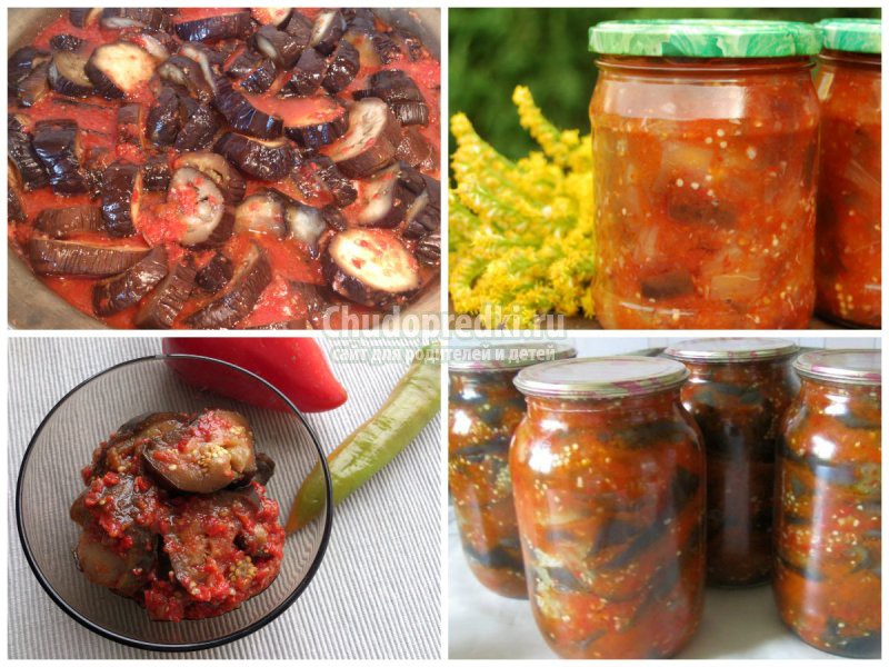 Салат из баклажанов на зиму: вкусные рецепты пошагово