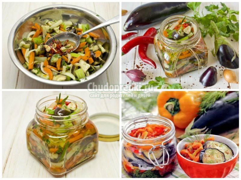 Салат из баклажанов на зиму: вкусные рецепты пошагово