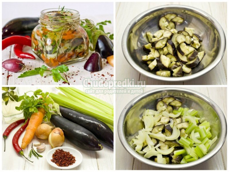 Салат из баклажанов на зиму: вкусные рецепты пошагово