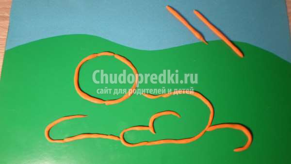 поделки из круп лев