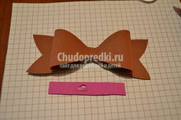 рождественская заколка Рудольф