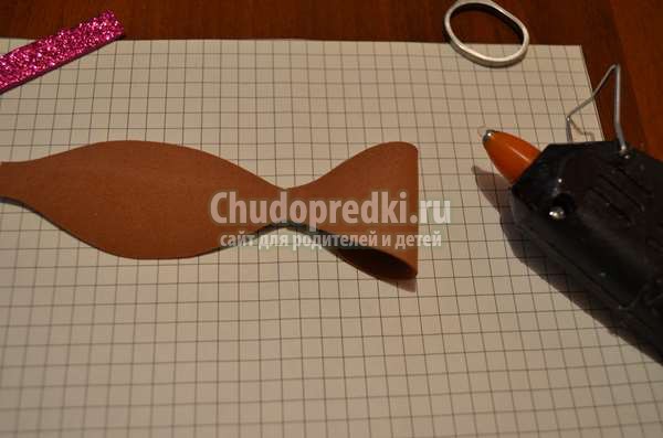 рождественская заколка Рудольф