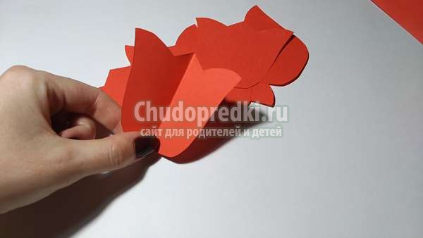 тюльпаны из бумаги 3D
