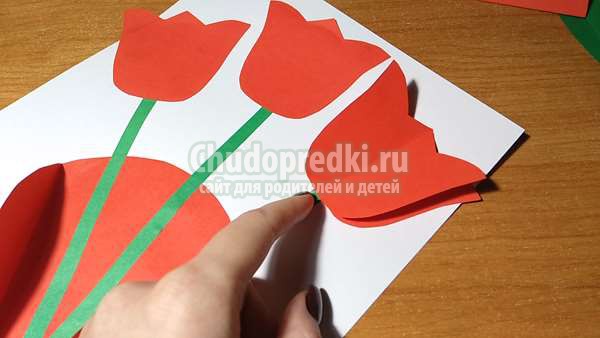 тюльпаны из бумаги 3D