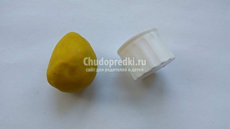 Пасхальное яйцо из пластилина