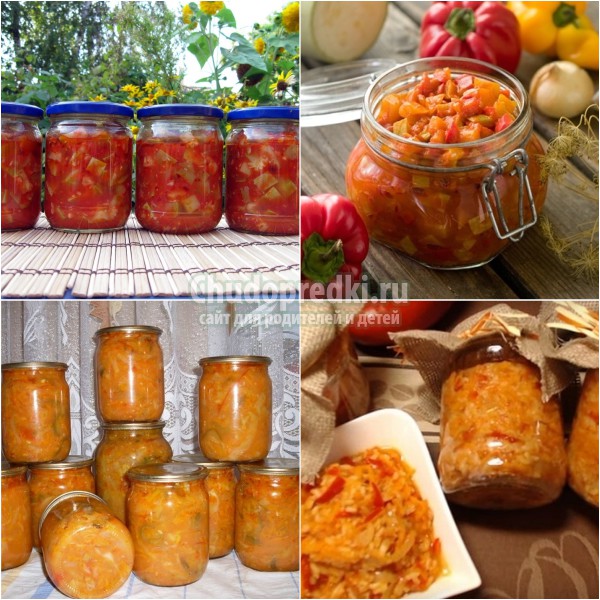 Кабачки с помидорами на зиму: золотые рецепты с фото