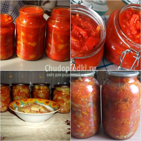 Кабачки с помидорами на зиму: золотые рецепты с фото