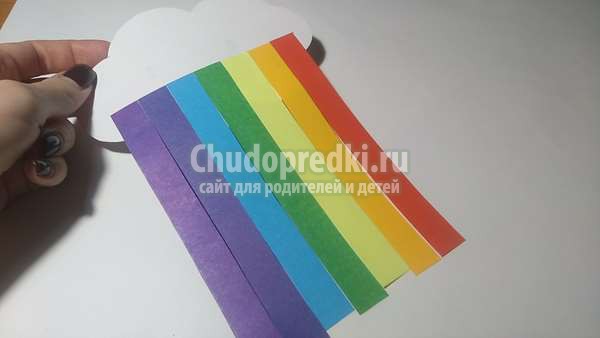 Детские поделки из бумаги облачко