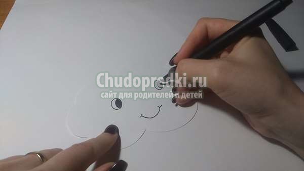 Детские поделки из бумаги облачко