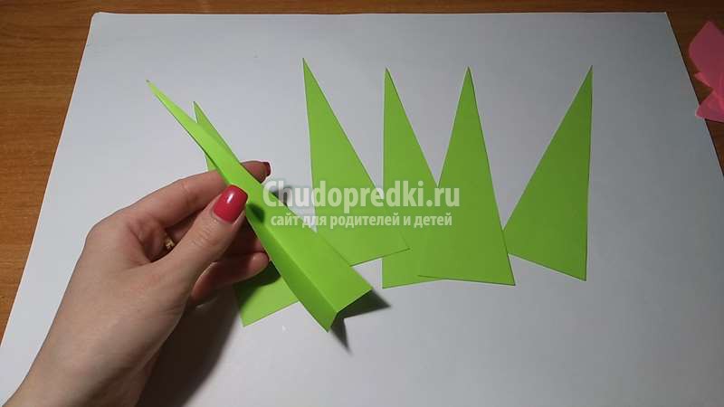 Детская поделка: цветы