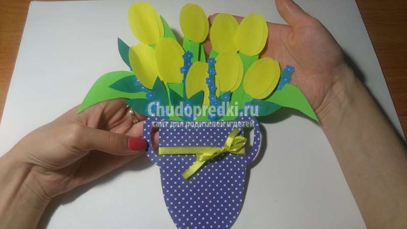 Цветы из бумаги. Тюльпаны