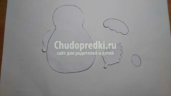 детская поделка: ежик