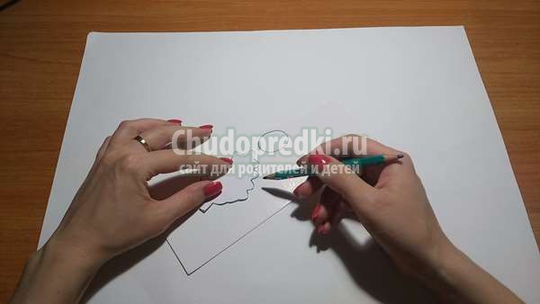 детская поделка: ежик