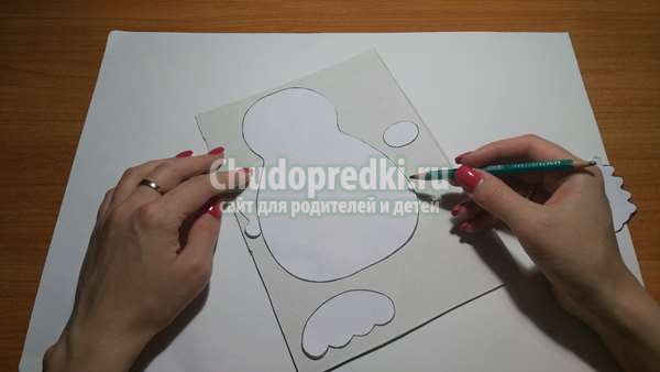 детская поделка: ежик