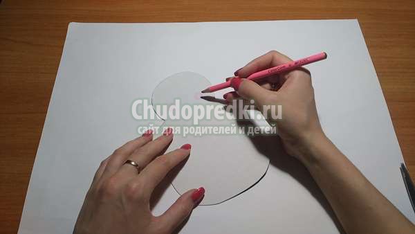 детская поделка: ежик