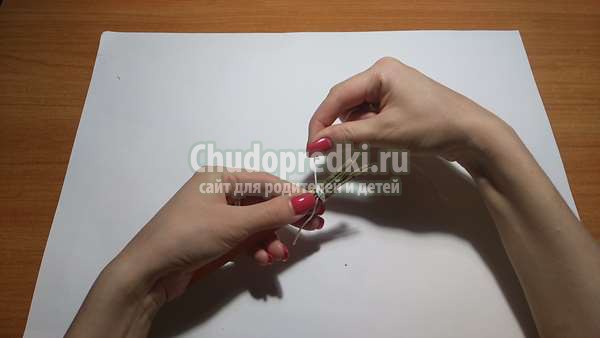 детская поделка: ежик