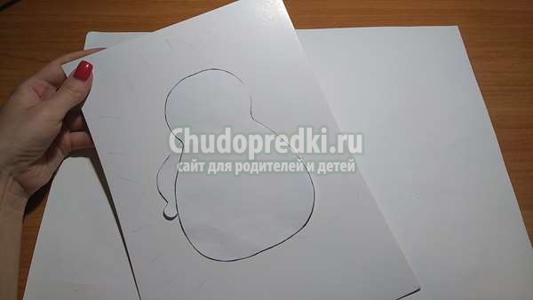 детская поделка: ежик