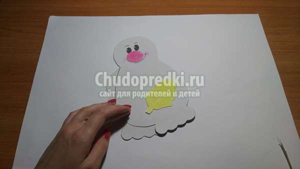 детская поделка: ежик