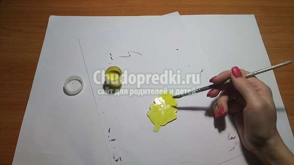 детская поделка: ежик