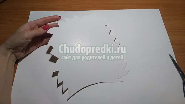 детская поделка: ежик