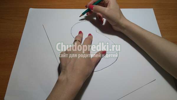 детская поделка: ежик