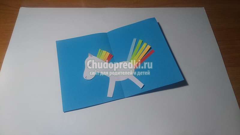 поделка аппликация единорог
