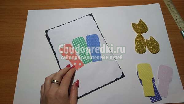Детские поделки Аппликация Свечи