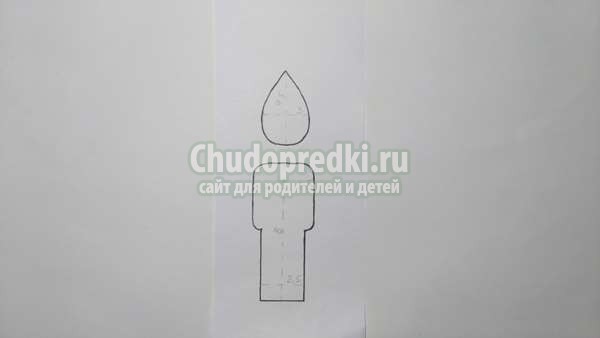 Детские поделки Аппликация Свечи