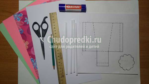 Объемные поделки  Цветы
