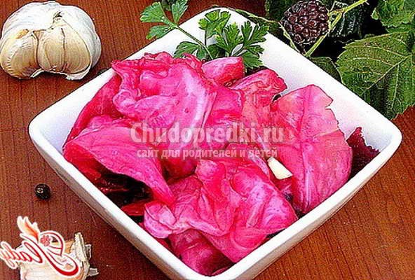 Как замариновать капусту быстро