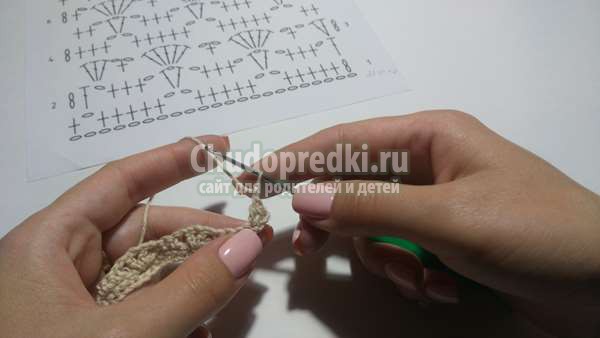 Урок вязания крючком простой узор