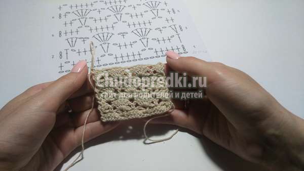 Урок вязания крючком простой узор