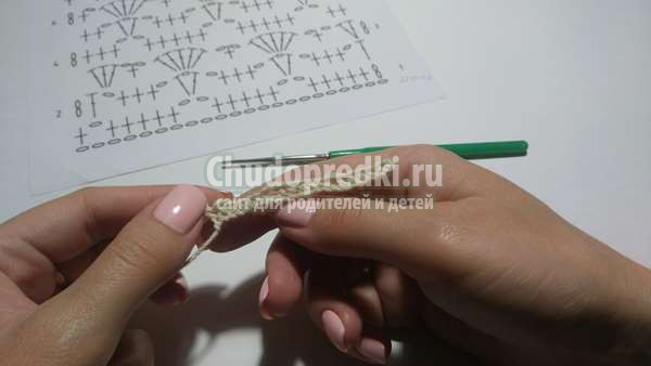 Урок вязания крючком простой узор